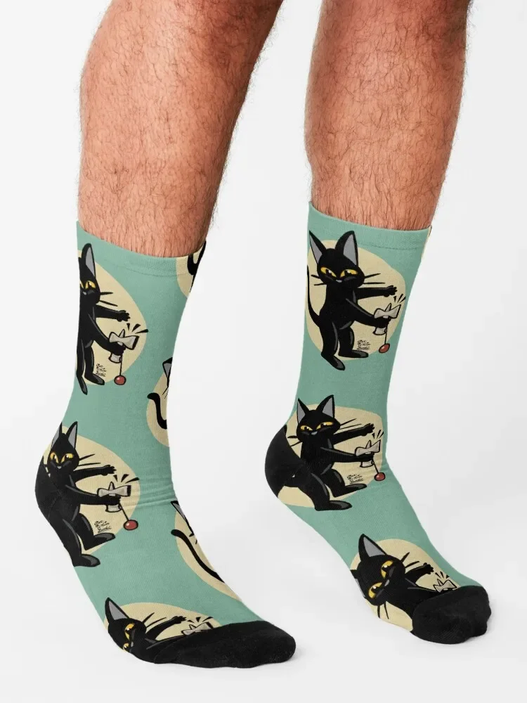 Модные новогодние носки Kendama для мужчин и женщин