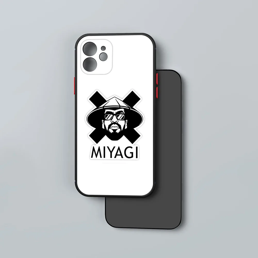 Matte Phone Case for iphone 16 14 13 15 Pro Max 8 7 Plus 12 11 Mini XR X XS SE MiyaGi Andy Panda Transparent Funda Shell