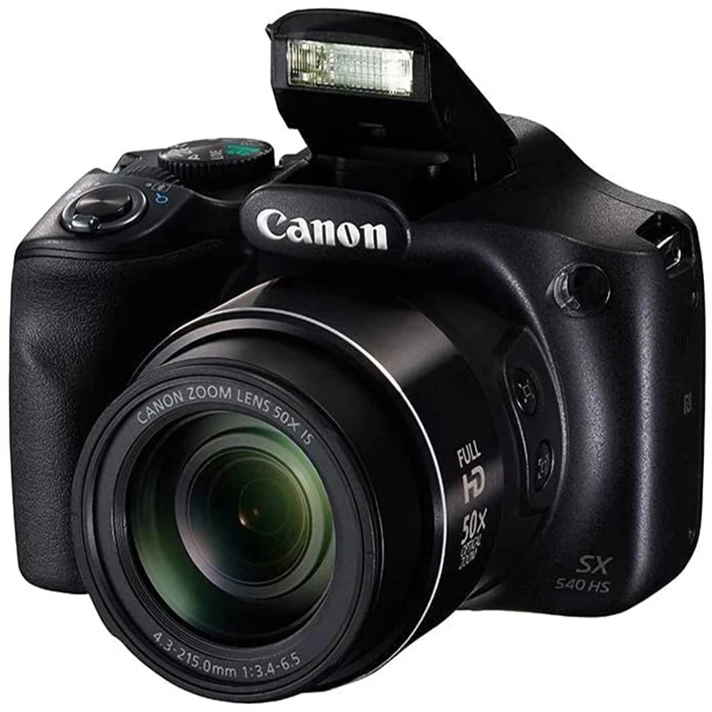 

Canon PowerShot SX540 HS telephoto HD digital camera, 200x enhanced zoom travel SLR camera.