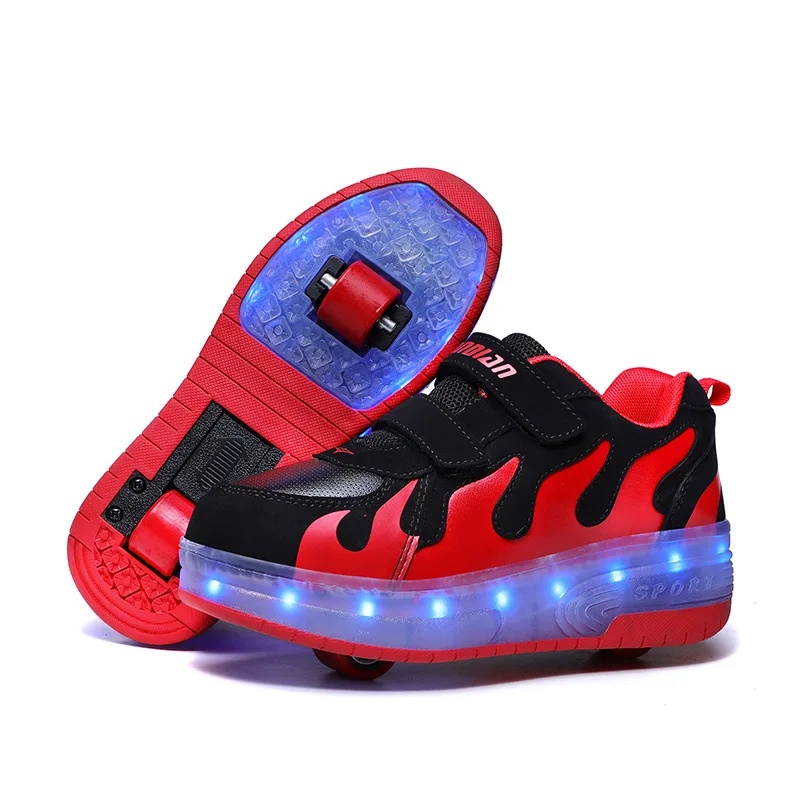 Одноколесная обувь Heelys светильник светящаяся для мальчиков и девочек детские