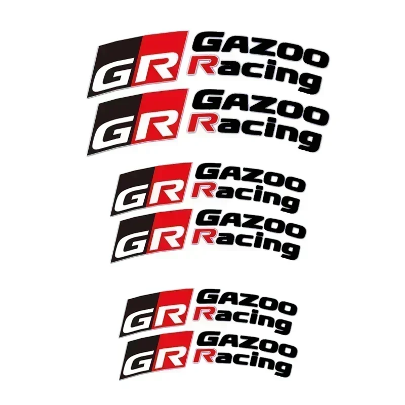 

Автомобильный тормозной суппорт, термостойкие наклейки для Toyota GR GAZOO Racing Logo Corolla Pruis C-HR AYGO RAV4 Prius CAMRY Auris