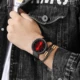 Hot Sale Men Watches Bracelets for Boyfriend Gift Wooden Case 100% Men's Casual Quartz Watches with Bracelet Titanium Set Other Image