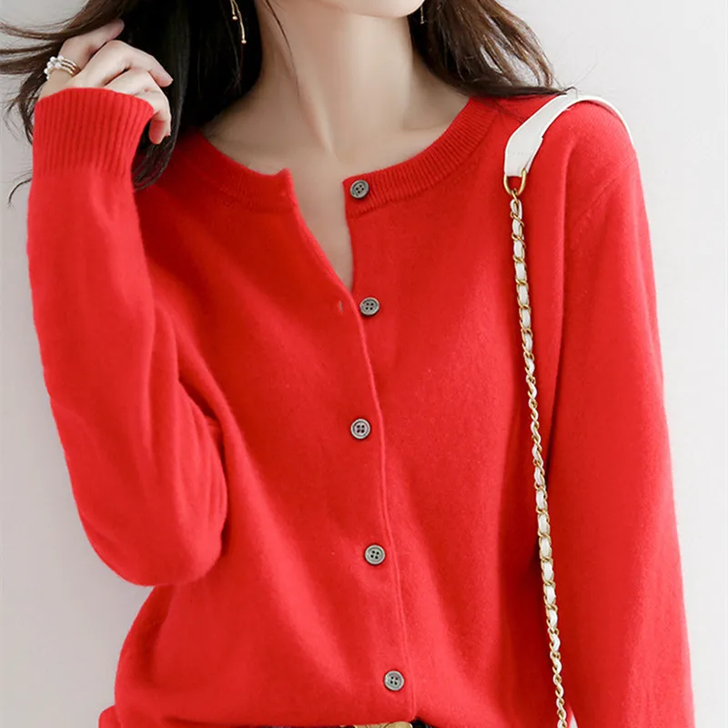 

Cardigan for Women Four Seasons Women's Sweater 2023 Y2k Style Korean Fashion Cardigan Female Sweatshirts Knitted Sweater Jacket