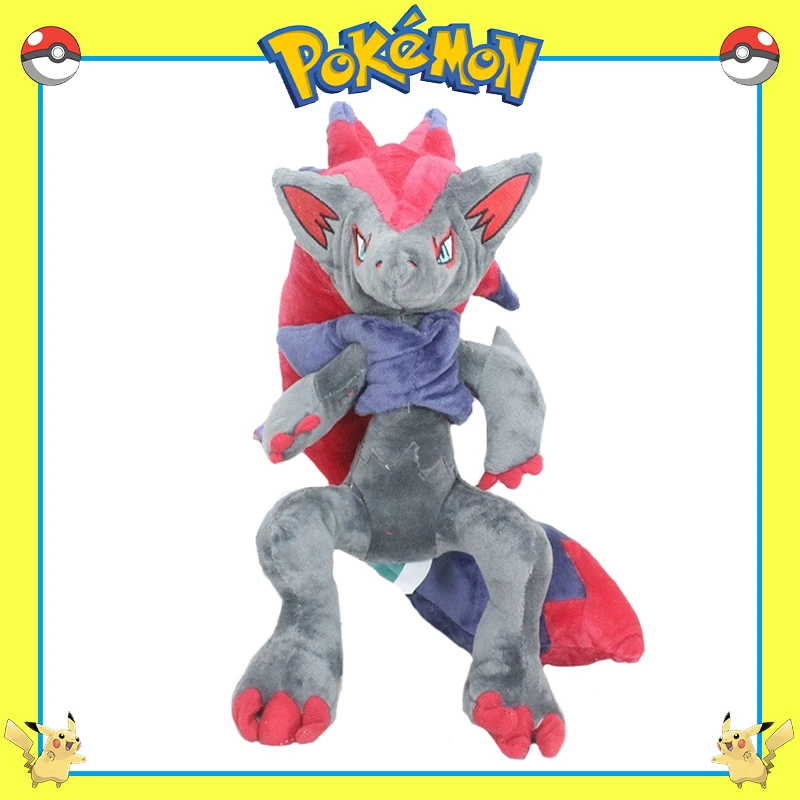 

30cm Pokemon Zoroark Plush Stuffed Toy Evil Ghost Type Pokémon Zoroark Decoration Cartoon Anime Plush Pillow Doll Gift for Kids