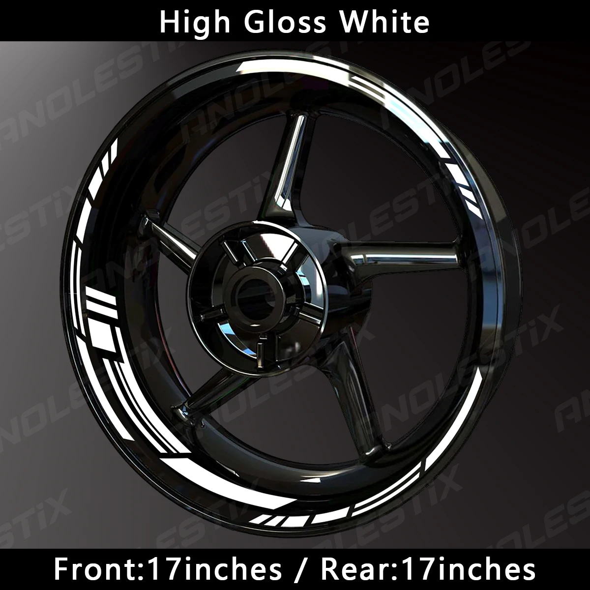 Светоотражающие наклейки на колеса мотоцикла, 17 дюймов, полоса обода ступицы для YAMAHA Honda Kawasaki Suzuki BMW KTM Husqvarna Triumph
