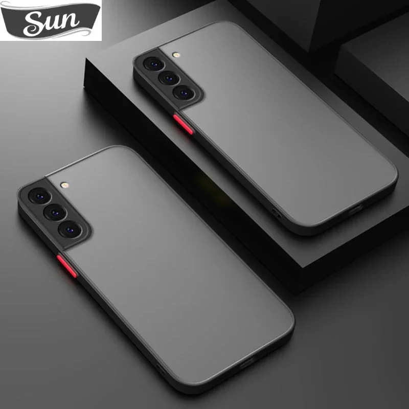 

Matte Clear Silicone Cover For Samsung Galaxy S24 S23 Ultra S22 Plus S21 S20 FE A74 A54 A34 A14 A73 A53 5G Shockproof Armor Case