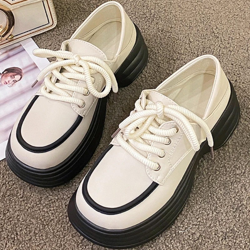 

Женская спортивная обувь, обувь на среднем каблуке, женская обувь, модные кожаные лоферы, Женская Классическая обувь, женская обувь