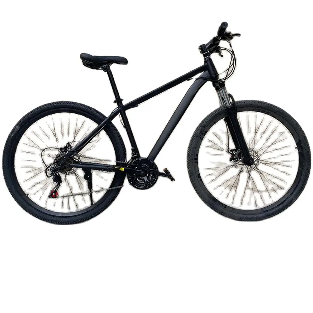 

29 Inch Mountain Bike Adult Variable Speed Bicycle Safe Shock Absorption High Carbon Steel Frame Double Disc Brake Convenient