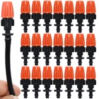 Капельное орошение KESLA, регулируемый садовый распылитель тумана, 20 шт.