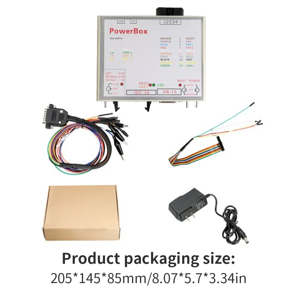 Блок питания ECU Flash US Plug Openport J2534 3 режима универсальный открывающийся порт для
