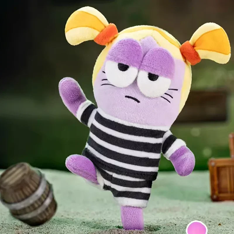 Фото POP MART Bikini Bottom Buddies Series 2: Плюшевые игрушки в закрытой коробке-сюрпризе — необычные фигурки для декора дома и коллекционирования №1