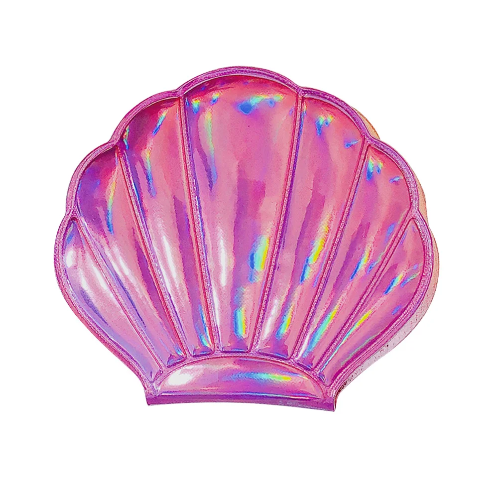 

Mirror Makeup Compact Shell Pocket Seashell Double Travel Handheld Foldable Magnifying Glitter Mini Magnification Sided Folding