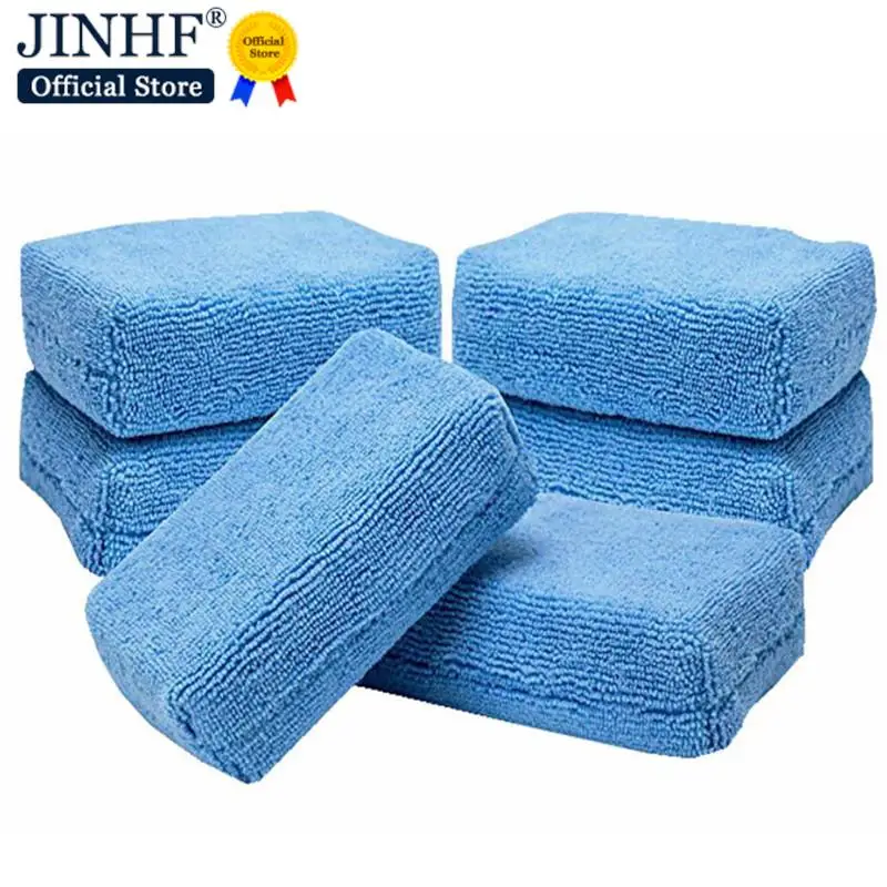 

Аппликаторы для воска автомобильные из микрофибры, 12x8 см, 5 шт.