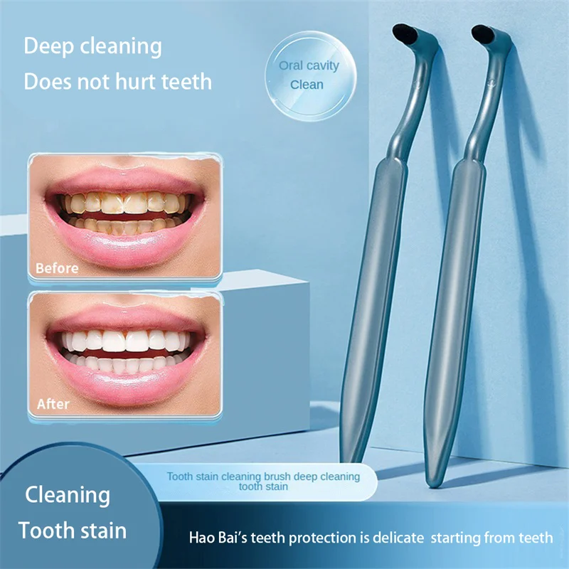 

Small L-shaped Brush Head Toothbrush For Gaps Between Teeth Cleaning Tools Deep Cleaning Portable Hygiene Dental Oral Care Brush