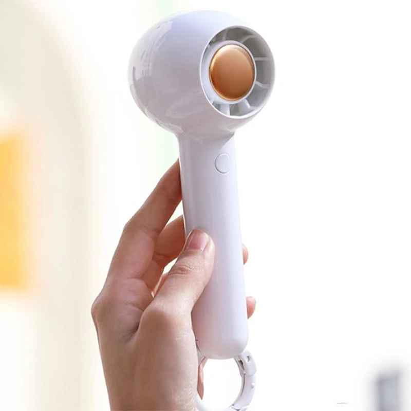 

2022 Portable Bladeless Handheld Fan 1200mAh Turbo USB Rechargeable Mini Fans Small Fan Silent Air Cooler Fan For Home Office