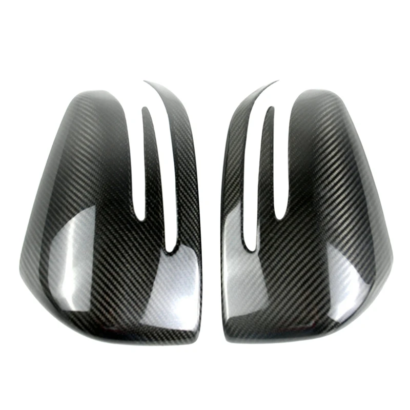 

Car Carbon Fiber Side Rearview Mirror Cap Cover Trim for Mercedes Benz ML GL 2013-2016 GLE GLS Class 2015-2017