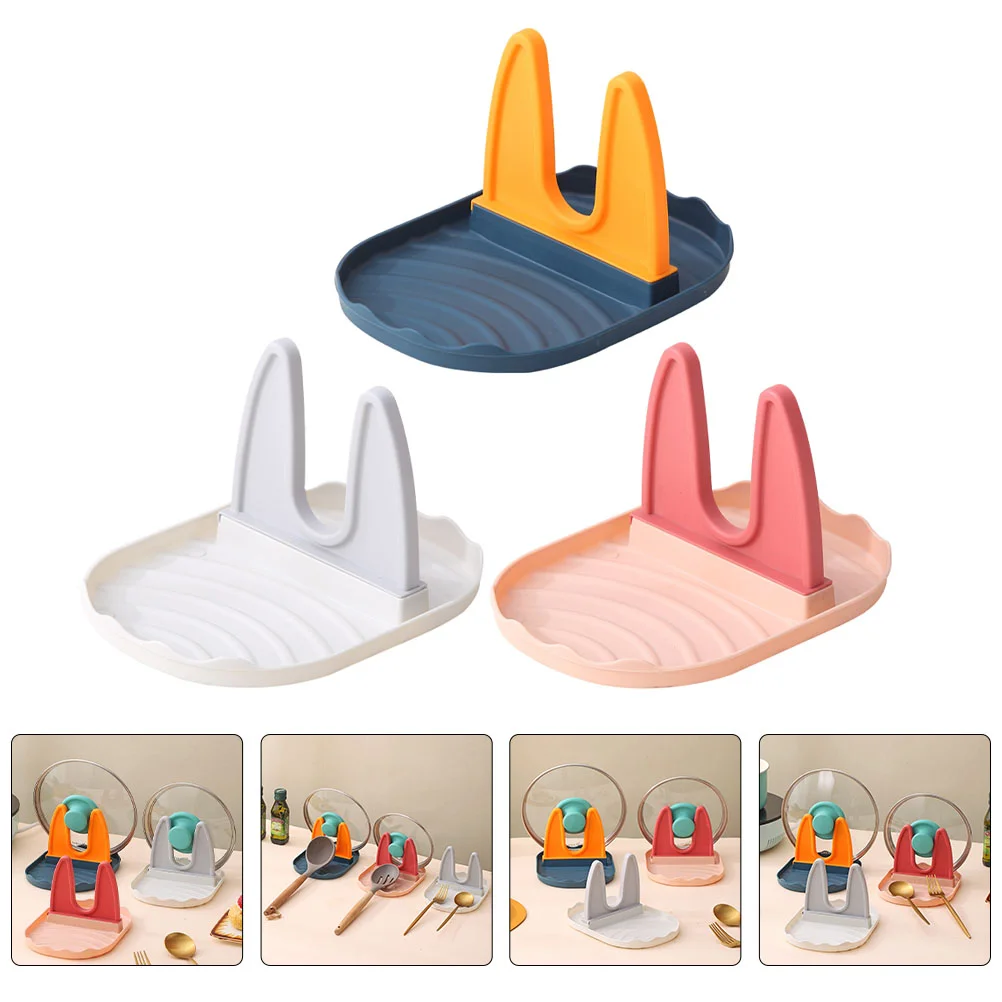 

Holder Rest Lid Pot Utensil Kitchen Spoon Cooking Stand Rack Cover Organizer Stove Pancountertop Fork Spatula Chopstickladle