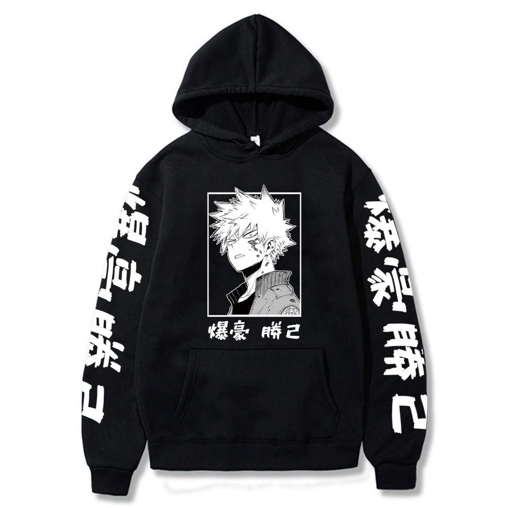 

Men's Clothing My Hero Academia Hoodie Unisex Pullover Women Men's Tracksuits Harajuku Streetwear Bakugou Hoodie Fashion Clo