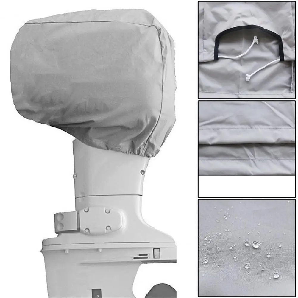 

Excellent Boat Yacht Cover Full Protection Practical Boat Hood Cover Heavy Duty Boat Motor Cover
