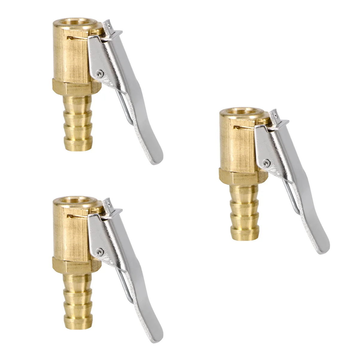 

18 Mm Automotive Accessories Pneumatic Pump Connector 6mm Brass Tyre Clamp Tire Clip