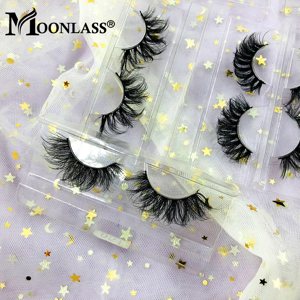 

50/80/100 Pairs 2023 New 5D Fluffy Natural Mink Lashes With Tray 8D Handmade Soft False Eyelashes Extension Wholesale Make Up