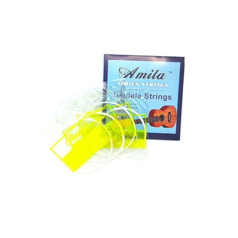 

New 1 Set Strings for Ukulele Little Guitar Strings Nylon White Guitar 4 Strings Ukulele Strings