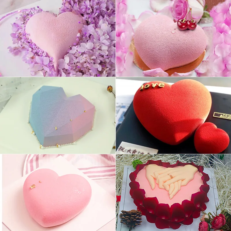 Силиконовые формы в форме сердца для торта шоколада | Дом и сад