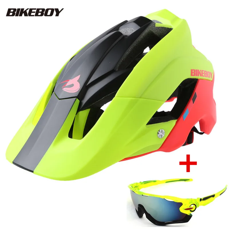 

Bikeboy Bicycle Mountain Bike Helmets Integrally Molded Cycling Helmet Highway Men Women Safe Accessories Sports Equipment
