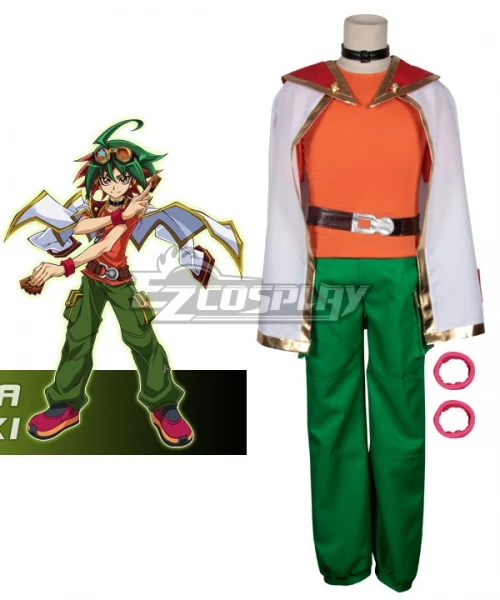 

Yu-Gi-Oh! Yugioh ARC-V Yuya Sakaki Party Outfit Adult Suit Halloween Christmas Men Women Battle Outfit Cosplay Costume E001