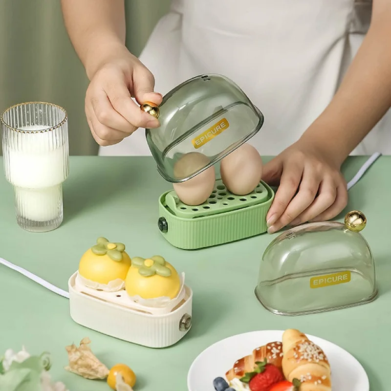 

For Youpin Multifunctional High Quality Electric Egg Cooker Heater Automatic Power Off Mini Egg Food Steamer Breakfast Cooker