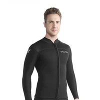 3mm neoprene diving tops mens fashion split long sleeves thermal tops water sports swim snorkeling surfing diving tops 2022