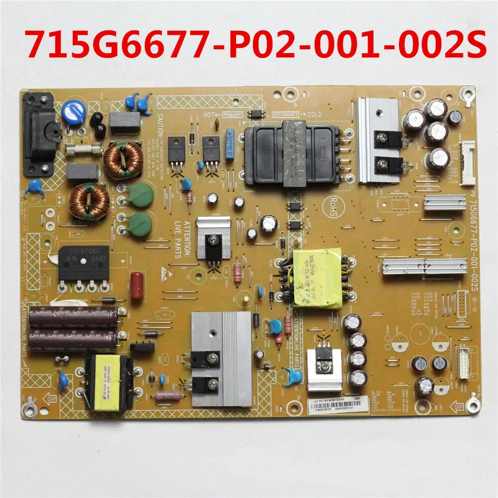 

For 715G6677-P02-001-002S / TPV 715G6677-P0B-001-0020 Power Supply Board 4 Models