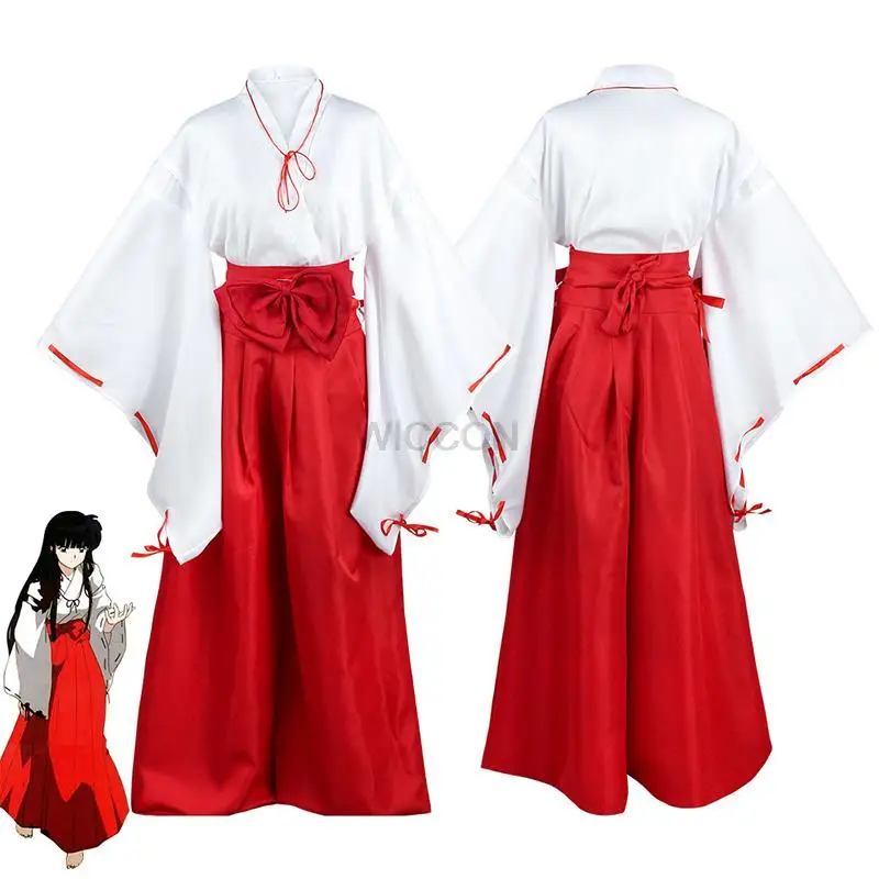 

Inuyasha Kikyou Cosplay Costume Women's Halloween Party Costume Anime Role Play Christmas Festival Carnival Masquerade Dresses