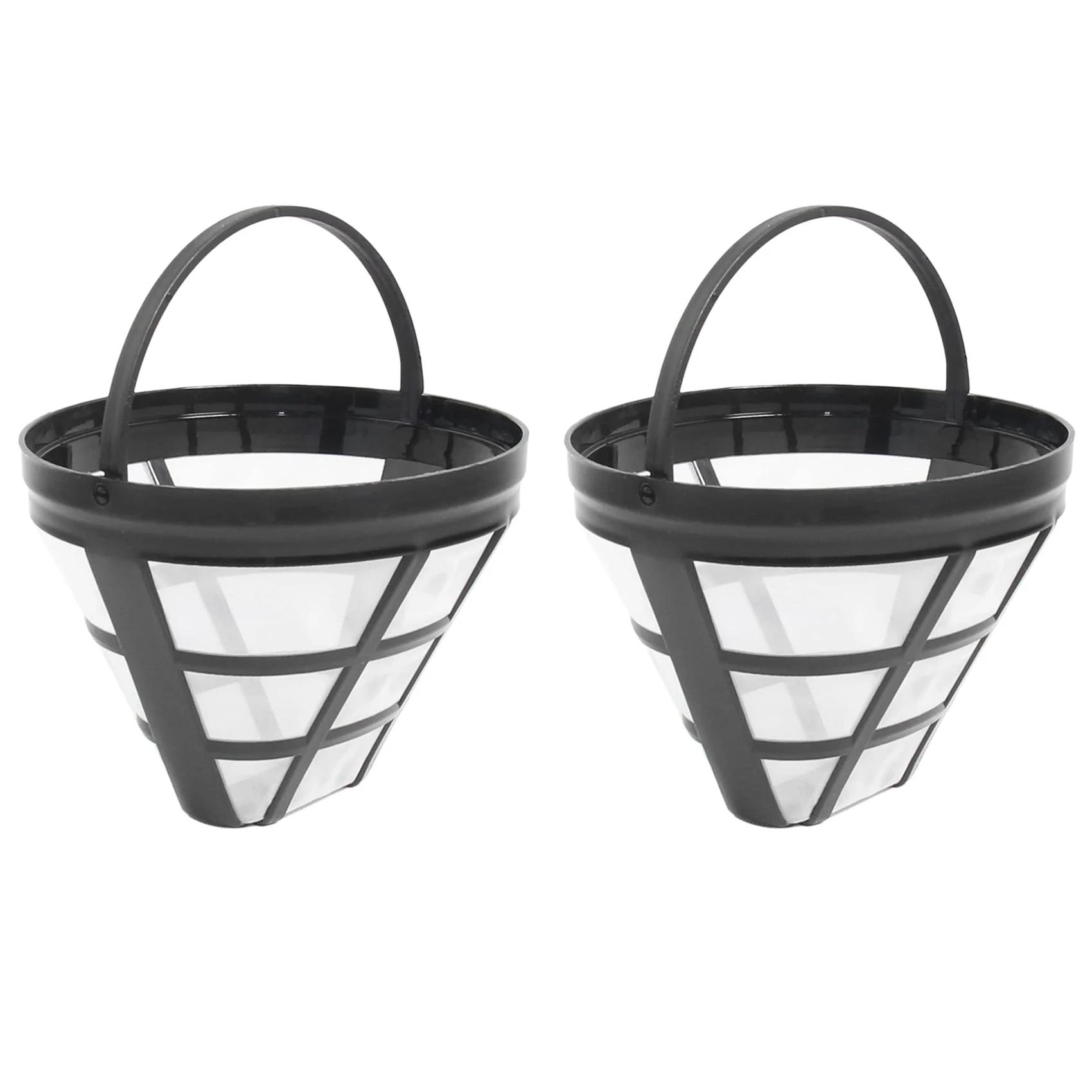 

2Pack No.4 Reusable Coffee Maker Basket Filter for Cuisinart Ninja Filters, Fit Most 8-12 Cup Basket Drip Coffee Machine