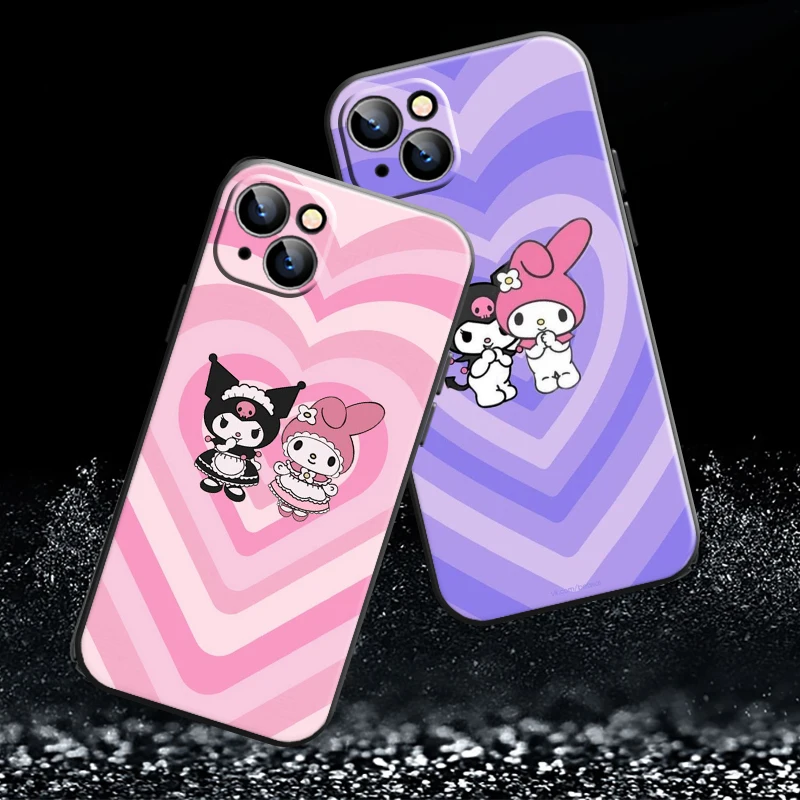 

Japan Holle Kitty Phone Case For Apple iPhone 13 12 11 Pro 12 13 Mini X XR XS Max SE 6 6s 7 8 Plus Carcasa Coque Silicone Cover