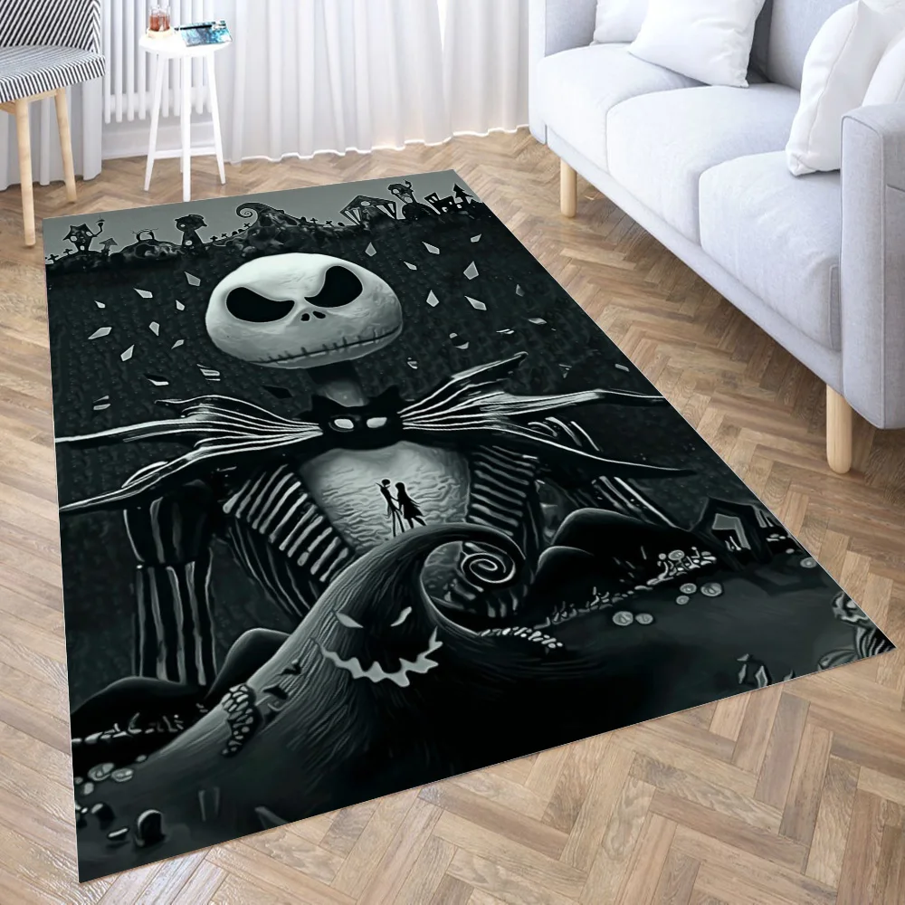 

Nightmare Before Christmas New Pattern Floor Mat Door Mat Big Baby Crawl Carpet Non-slip Sheet Bedroom Living Room Home Decora
