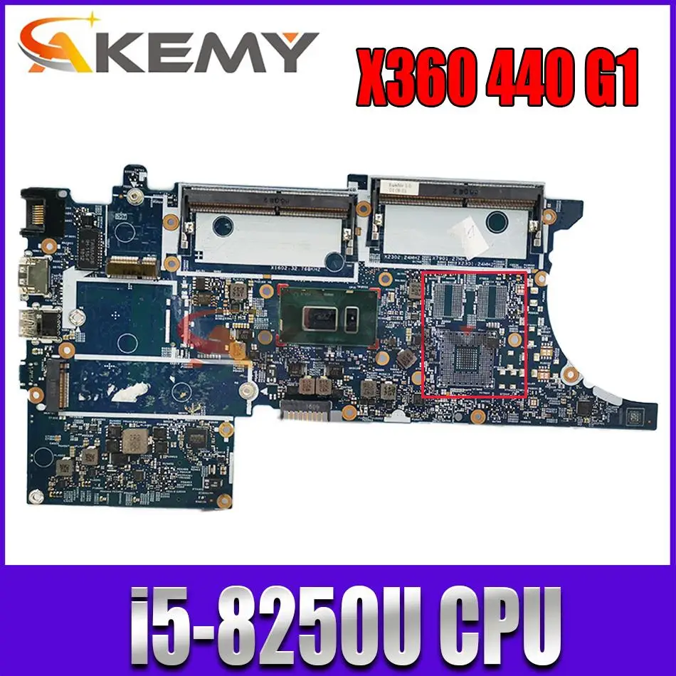 

For HP ProBook X360 440 G1 Laptop Motherboard With i5-8250U CPU 17869-1 448.0EQ07.001 Mainboard L28241-601 L28244-601 L28241-001