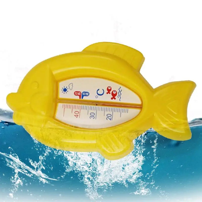 

Детский термометр с датчиком воды, мультяшный Детский термометр для ванны с милыми плавающими рыбками, пластиковый, для детской ванны