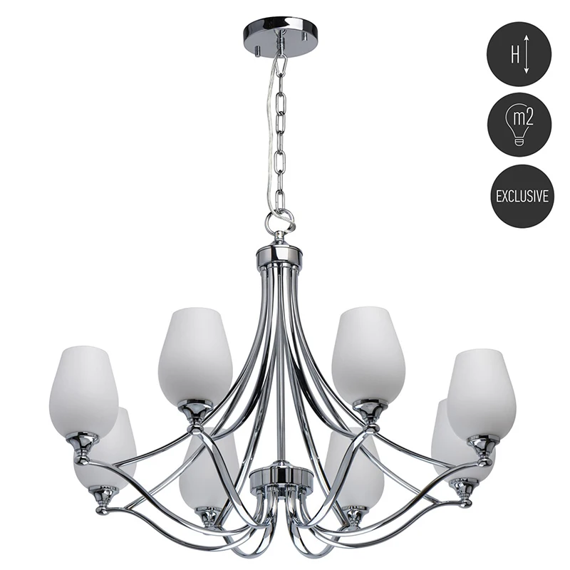 Рисунок 2 - Люстра CHIARO 386016408 8x60W E27