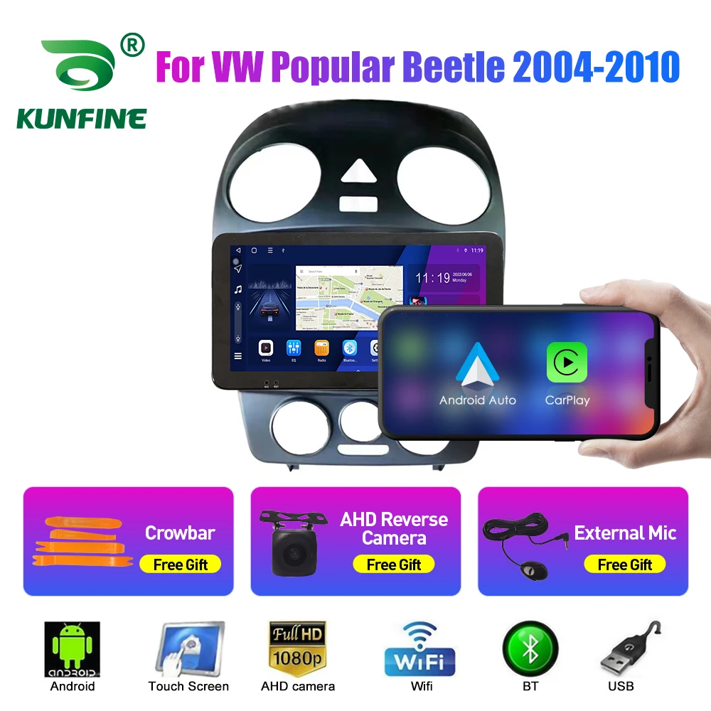 

10.33 Inch Car Radio For VW Popular Beetle 2Din Android Octa Core Car Stereo DVD GPS Navigation Player QLED Screen Carplay