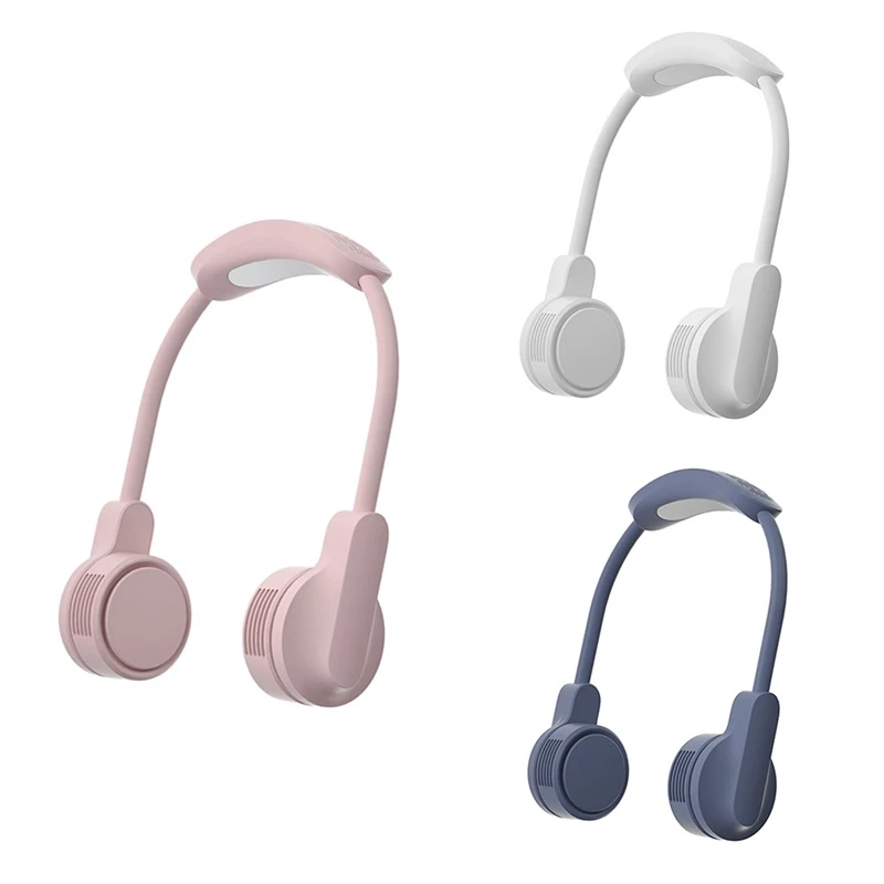 

Neck Fan Hand Free Personal Mini Fans USB Neck Hang Fan,Personal Cooling Fan Handheld Portable Fans,Wearable Neck