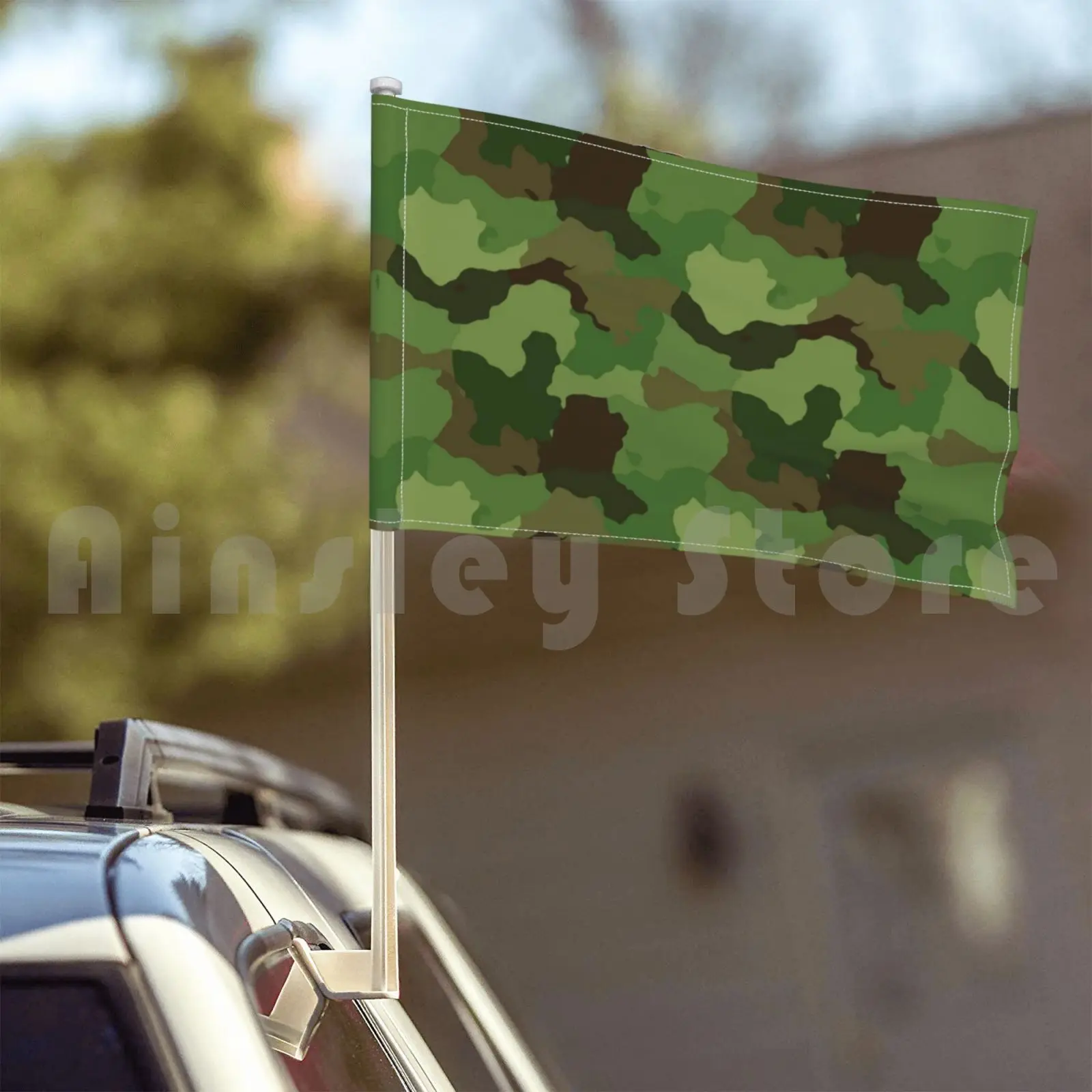 Военный камуфляж дневной флаг автомобиля смешной военный Камуфляжный узор хаки