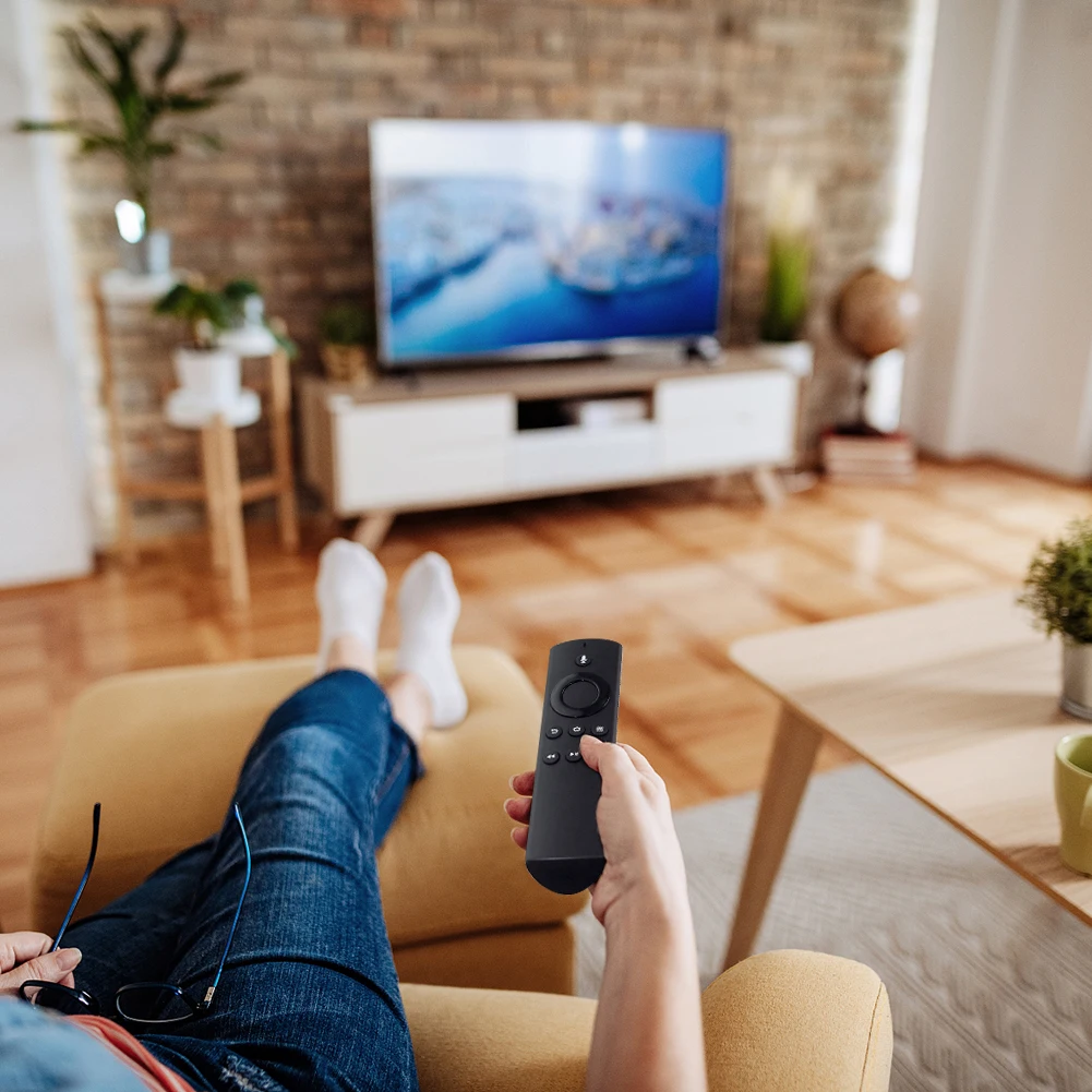 

Новый голосовой пульт дистанционного управления PE59CV для Amazon Fire TV Stick 4K Media Box с голосовым Bluetooth пультом дистанционного управления