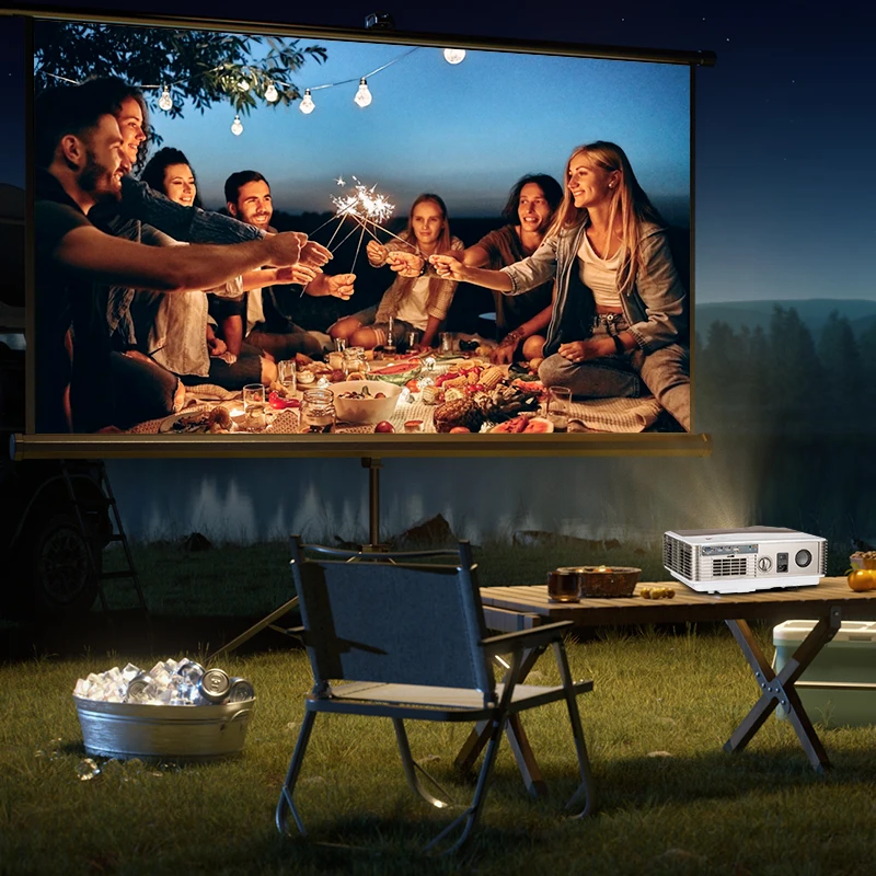 CAIWEI бесплатная доставка проектор со склада в США портативный видеопроектор для