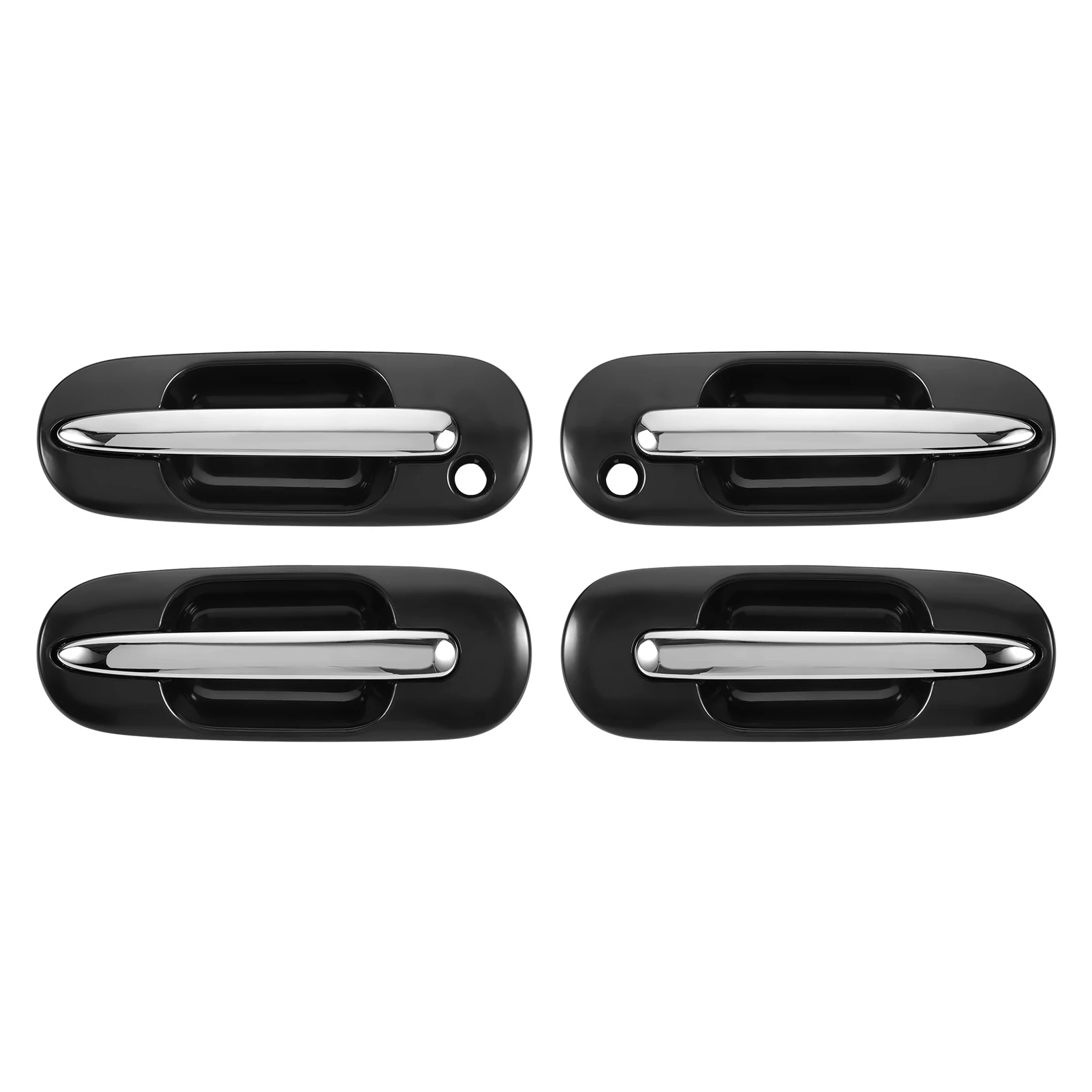 

72140ST0J02 4 шт., набор внешних дверных ручек с черным хромированным покрытием 72180ST0J02 для Honda CR-V CRV 1997 1998 1999 2000 2001