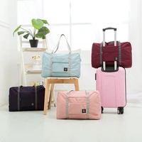 2022 new nylon foldable travel bags unisex large capacity bag luggage women waterproof handbags men travel bags
