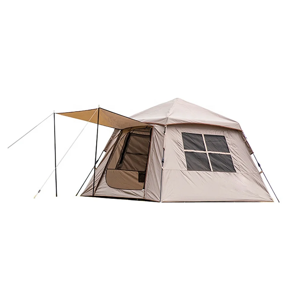 

Custom Automatic stretch Light Luxury Camping Tent travel Waterproof Pop Up Portable Outdoor Tent For Hiking