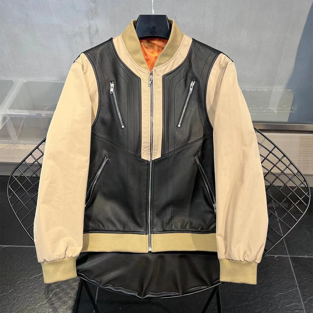 

NIGO Leather Coat Long Sleeve Jacket Ngvp #nigo6376