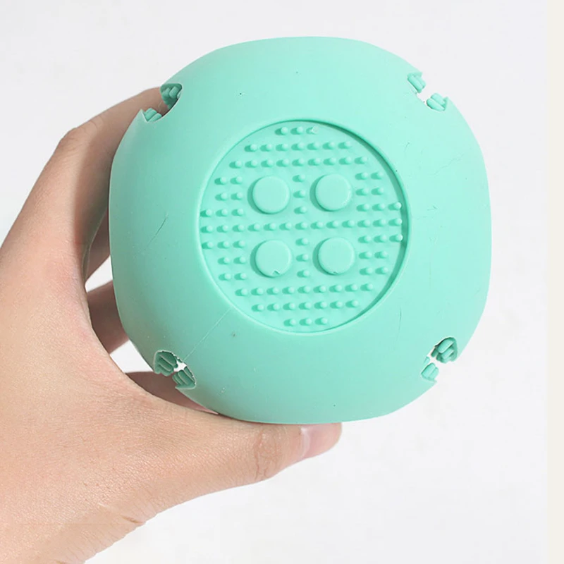 Силиконовые игрушки для собак жевательные против укусов чистки зубов маленьких