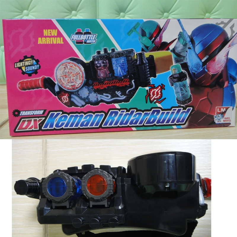

Bandai DX Kamen Rider Ex-BUILD Super Girdle Action Figure Model Toys Anime Masked Rider Light Sound Transforms Belt Kids Toy